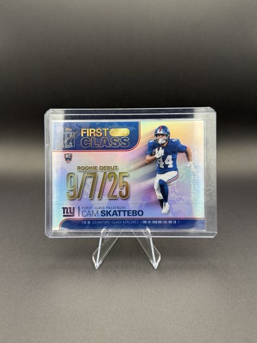 2025 Topps Signature Cam Skattebo Base (RAW)