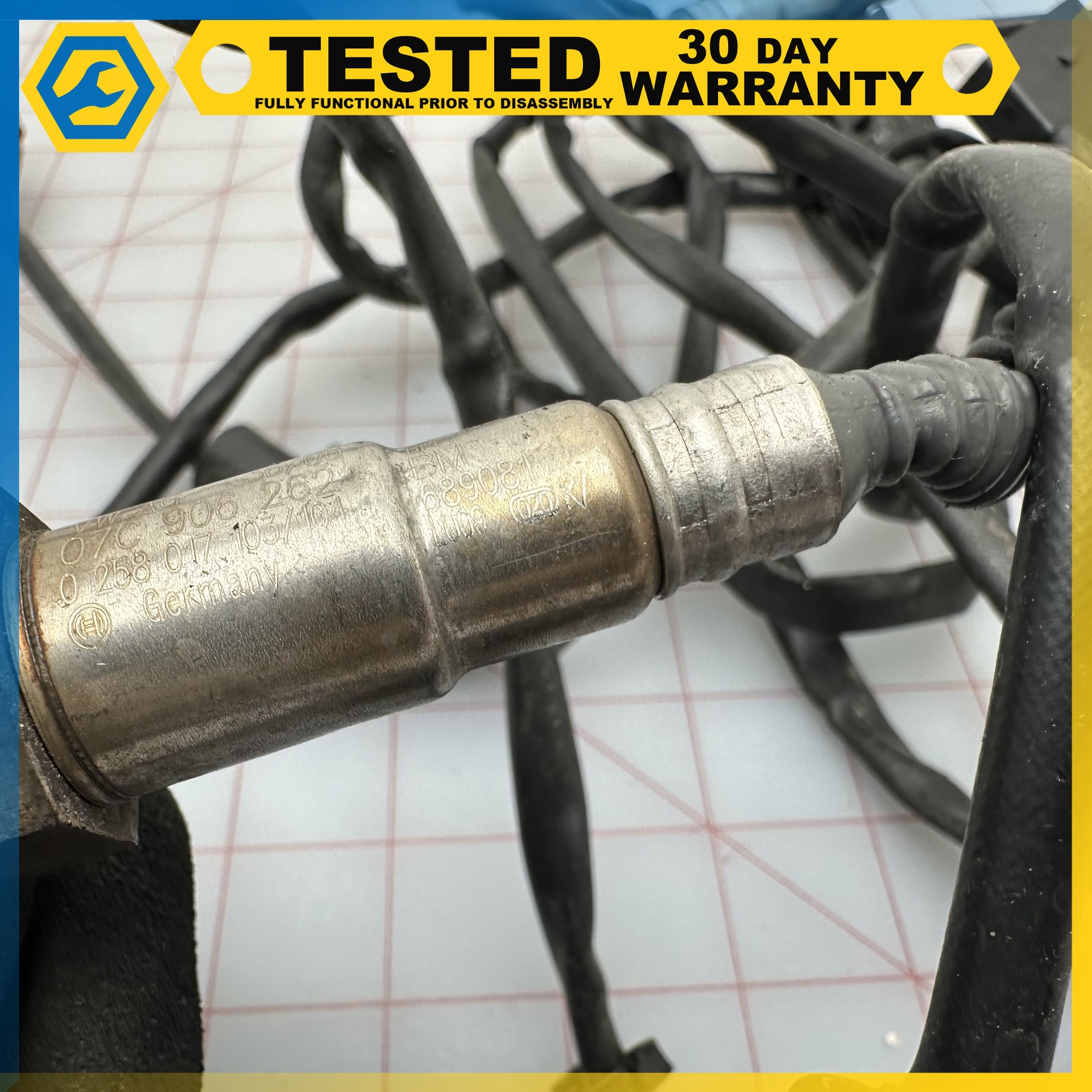03-18 BENTLEY CONTINENTAL 6.0L FRONT & REAR OXYGEN O2 SENSOR LAMBDA SET OEM
