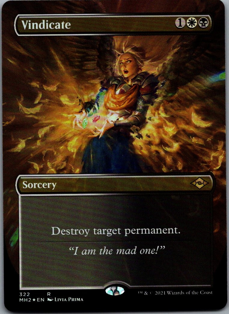 Modern Horizons 2 #322 Vindicate (Borderless Foil)