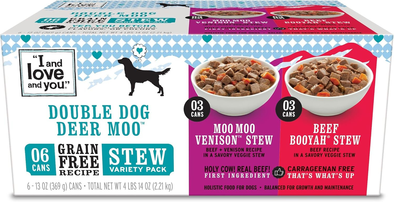- Double Dog Deer Moo Variety Pack - Beef + Veni