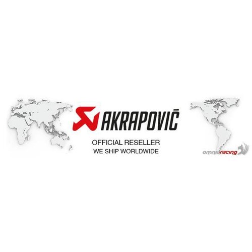 Akrapovic exhaust approved carbon fibre slip-on BMW K1200S 2005-2008 - Foto 5 di 6