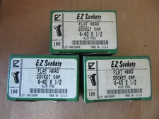 (300) EZ Sockets 4/40 X 1/2" Flat Head Socket Cap Screws NEW!!! Free Shipping