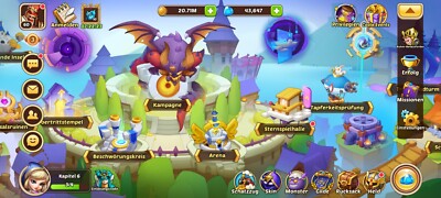 idle heroes Account (Vip 3, lvl 60)