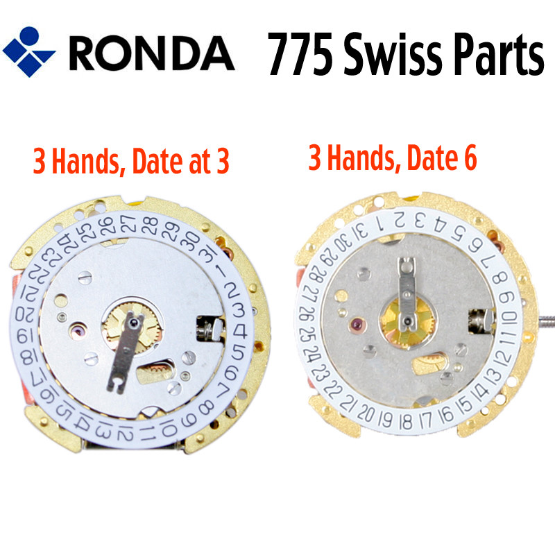 Mouvement De Montre RONDA 785 Swiss Made - Cadran M-WATCH, Pour Pièces