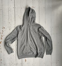 A.P.C. Grey Basic Pullover Pocket Hoodie Slim Fit APC Good Condition Large