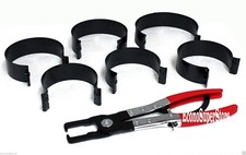 6 Cylinder Piston Ring Compressor With Ratcheting Plier Truck Car Cp88217e