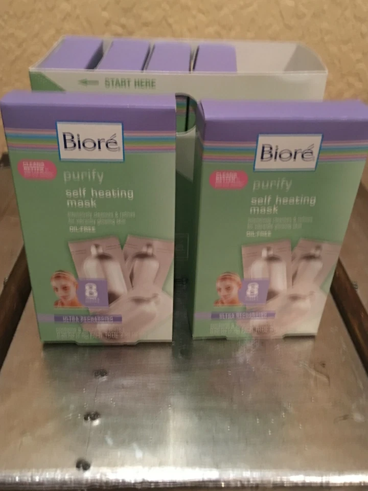 Biore Purify Self Heating Mask Ultra Recharging 8 Masks Per Pack - Image 2 of 4
