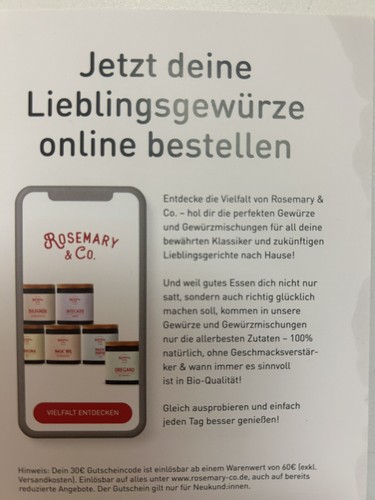 Rosemarie & Co. Gewürze Gutschein bis 30€ Rabatt - Bild 8 von 9