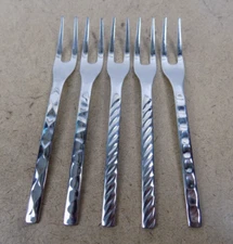 5 WMF Cromargan Seafood Cocktail Forks 18/10 Stainless Steel