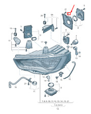 Feu avant (phare) Audi V8