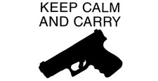 Keep Calm And Carry White Black Vinyl Decal Bumper Sticker Keep Calm And Carry White Black Vinyl Decal Bumper Sticker