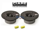 CIARE CT382 PAIR TRUMPET TWEETERS 400W SPL 38mm 105dB NEW + CAPACITORS