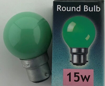 10er Pack Crompton 15W BC GREEN rund - Golffkugel 45mm Farbe