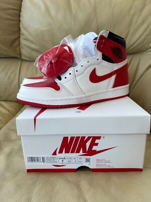 Nike Air Jordan 1 High Heritage US 7 SKU 555088-161 mit Karton