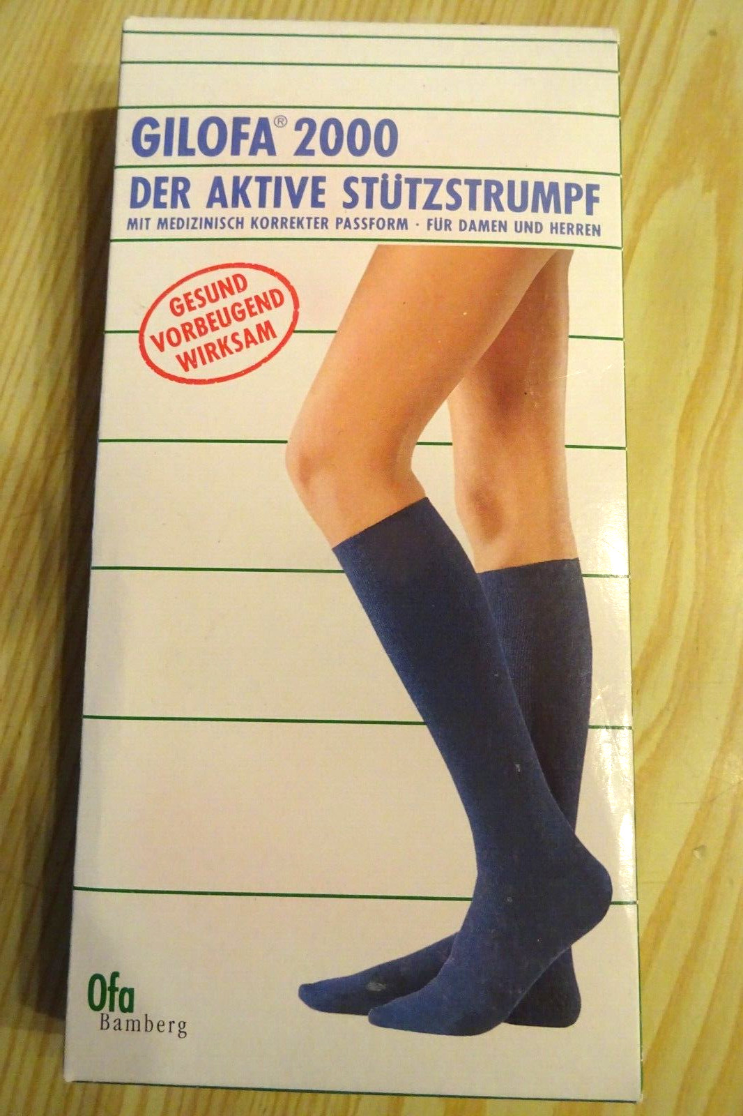 Herren Kompressionskniestrümpfe Reisestrümpfe Stützstrumpf Gr.46 weinrot