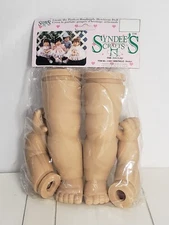 Syndee’s Crafts 1990 Vinyl Heirloom Doll Legs & Arms NOS #42001 Medium 1990
