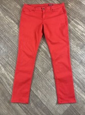 Tommy Hilfiger Hose Rot Slim Fit Damen Größe W33 L30