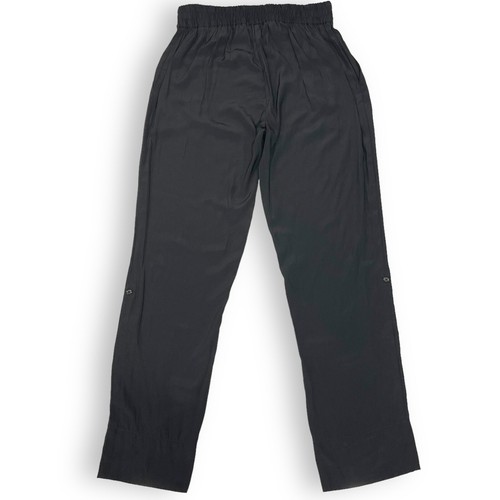 Mela Purdie Women's Black Technical Polyester Soft Pants AUS size 8 Roll Tab Leg - Picture 2 of 13