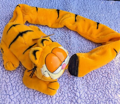 Rare Vintage Garfield 1978 Fine Toy Door Draft Dodger/Stopper Plush Long Retro