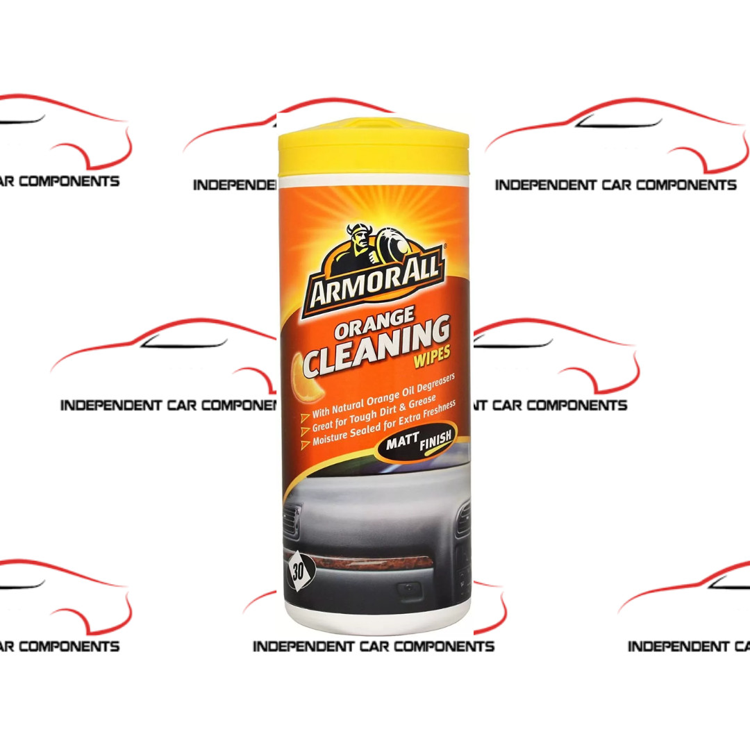 (F) Armor All GAA45030EN Orange Matt Finish Cleaning Wipes 30 Wipes