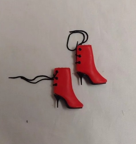 Tonner Red Boots 16" Doll Lace Up Heels Shoes Robert Tyler Wentworth Black