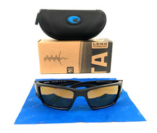 Costa Del Mar Black Wrap Sunglasses for Men for sale