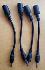lot 4 DC Power Charger Converter Adapter Cable 7.4mm To 4.5mm For HP o Blue Tips