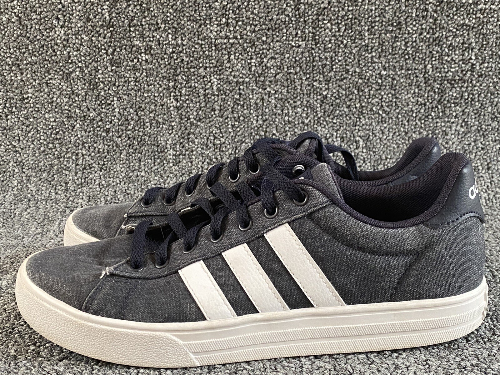 adidas daily 2.0 canvas trainers mens
