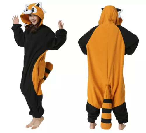 Mens Ladies Fleece Pyjama Pajamas Kigurumi Onsies Adults Animal Costume UK - Picture 54 of 68
