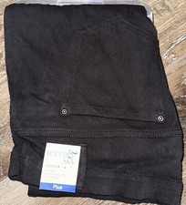 Terra & Sky ~ Womens Jegging Pants Denim Blac...