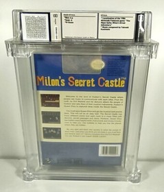Milon's Secret Castle New Nintendo NES Factory Sealed WATA Grade 9.6 A Mint Rare
