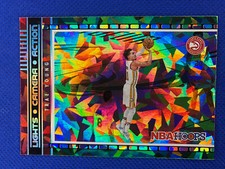 2021-22 #2 Trae Young Hoops Basketball Lights-Camera-Action Green Ice Insert