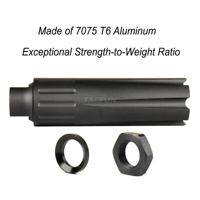 .308 .300BLK 300WIN 5/8-24 TPI Linear Compensator Muzzle Brake XL 4.5'' Long
