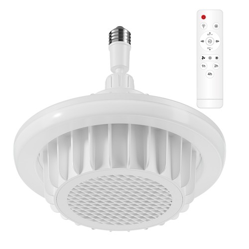 E27 Heater Fan Light 600W Bathroom PTC Heater Ceiling 5-Speed W/remote Control - Picture 13 of 15