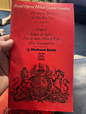 Das Royal Ballet im großen Spitzenprogramm Royal Opera House 1982