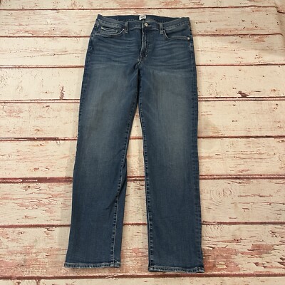 EDWIN Elin Attune Straight Jeans Womens 31 Blue Stretch Denim