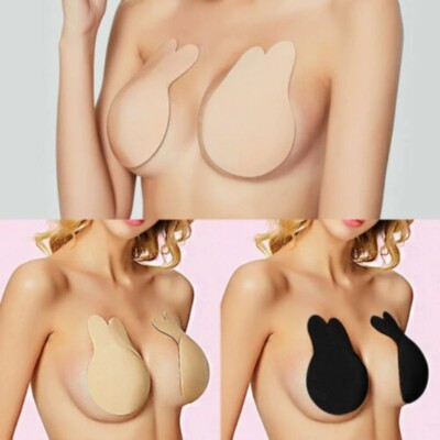 2 Pcs Women Invisible Bra Silicone Boob Lift Tape Strapless - Foto 8