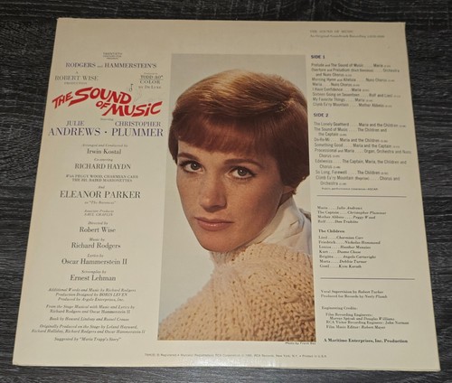 The Sound Of Music 1965 Original Soundtrack Vinyl Record Album LP - Picture 2 of 4