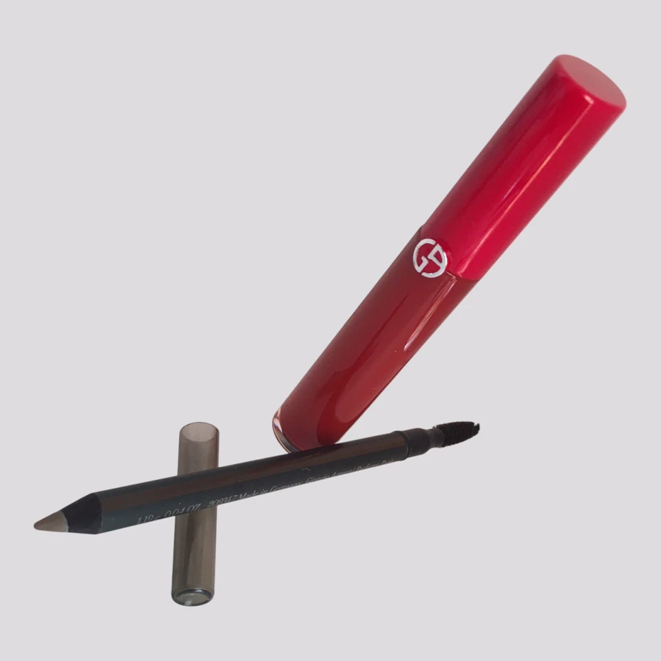 Giorgio Armani Eye Brow Defining Pencil # 2 Brown and Giorgio Armani Lip Maestro - Image 4 of 4