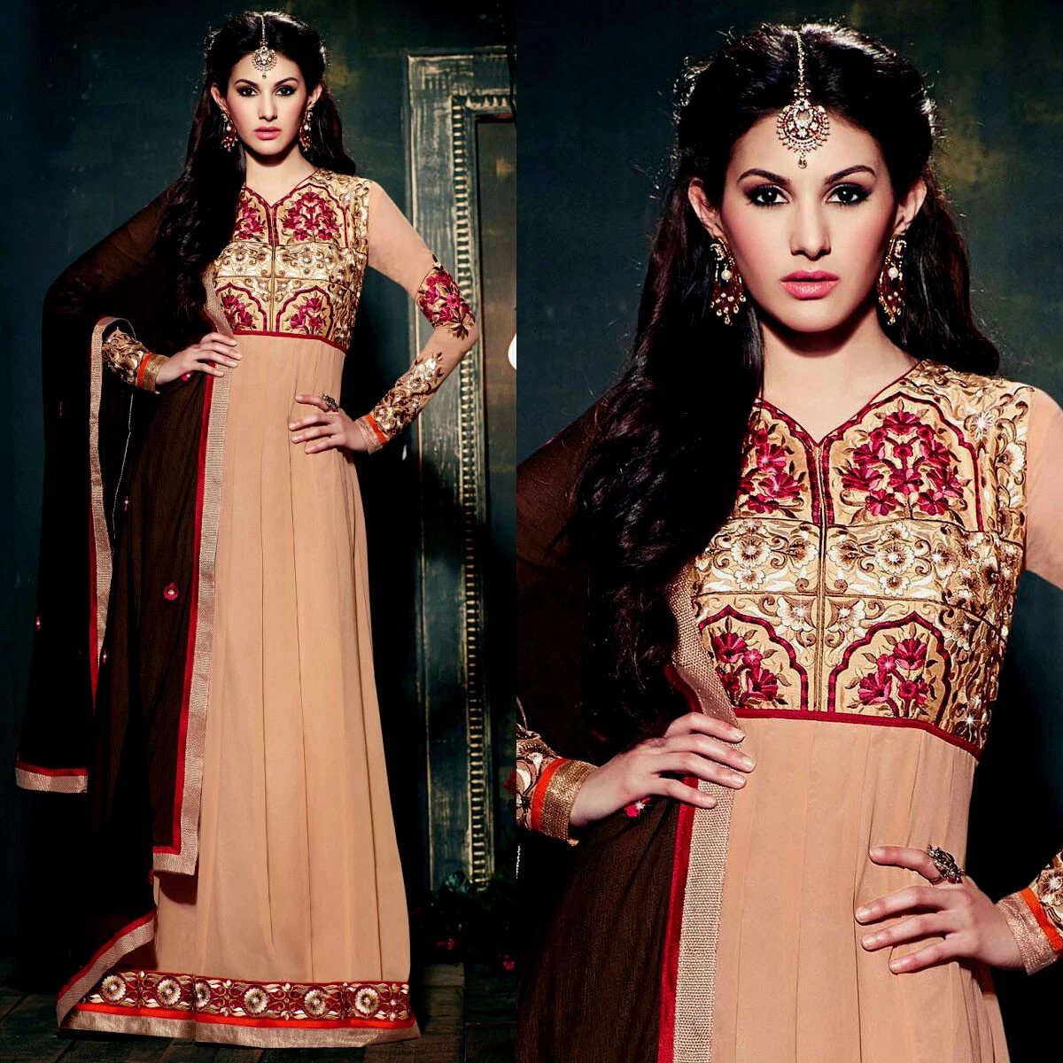 Fashionuma Georgette Embroidered Salwar Suit Material Price in India - Buy  Fashionuma Georgette Embroidered Salwar Suit Material online at Flipkart.com