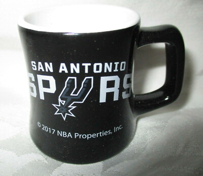 SAN ANTONIO SPURS 2 OZ MINI MUG - SHOT GLASS - ESPRESSO MUG #5 - NEW