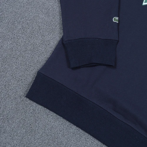LACOSTE x BEAMS Men’s Oversizd Sweatshirt In Blue - Picture 3 of 10
