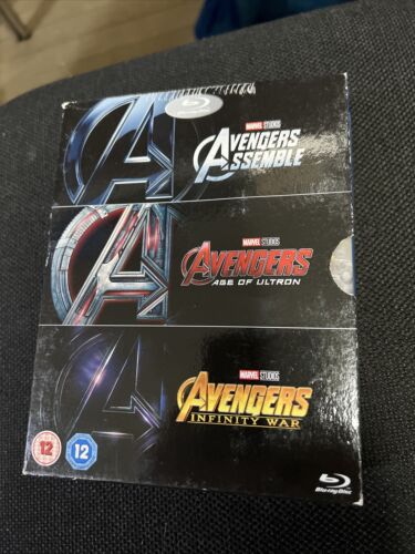 Avengers: 3-movie Collection Blu-Ray (2018) Robert Downey Jr, VGC. Free Post - Afbeelding 1 van 3
