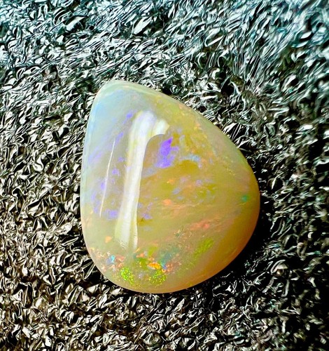Australian fire Opal, 5.15 Cts, 17x13x4 MM. Pear Shape fire Opal gemstone loose. - Picture 3 of 10