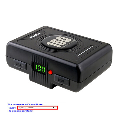 Kastar BP-C160 Battery D-Tap Charger for Anton Bauer Gold Mount Battery Titon90