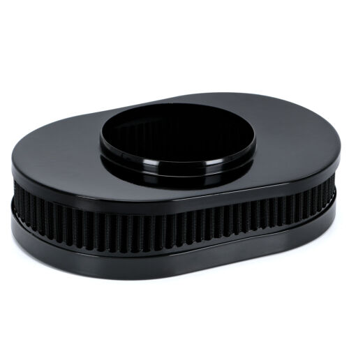 12''x2'' Washable Oval Filter Flow Air Cleaner Fit 5-1/8" Opening Carbs Inlet - Picture 11 of 12