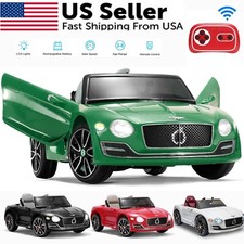Licensed Bentley Style Kids Electric Ride On Car w/ Remote Control Children Gift