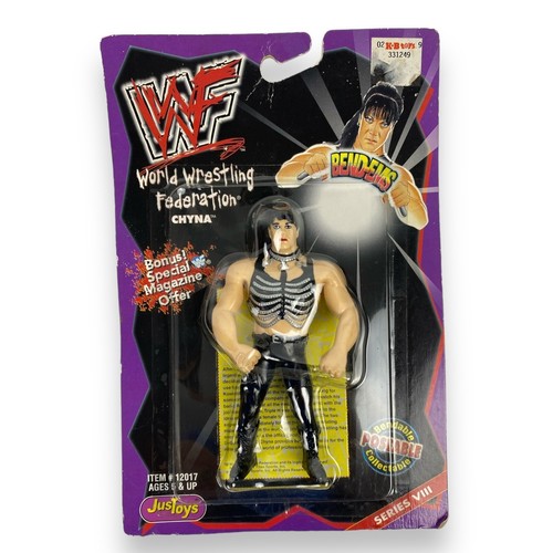 WWF WWE  Vintage Justoys Bend-Ems CHYNA Series VII...