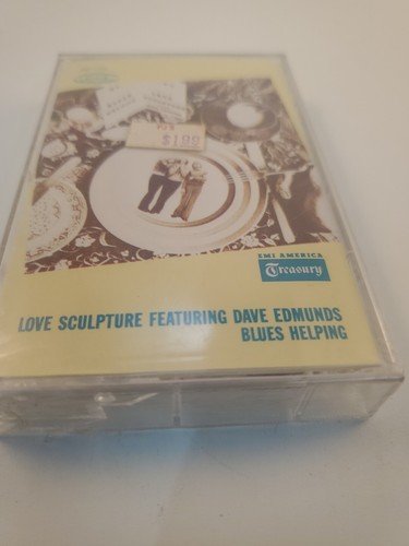 LOVE SCULPTURE - Blues Helping 1986 US re cassette SEALED Dave Edmunds Sealed - Picture 2 of 3