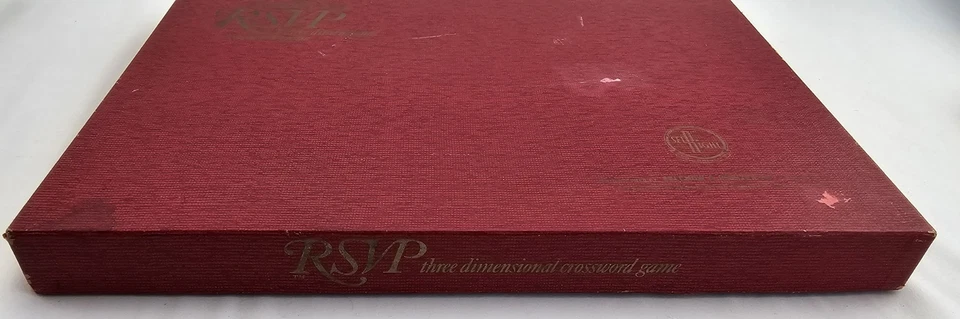 VTG 1966 Scrabble RSVP 3D Board Game – Selchow & Righter – Wood – Complete - Image 3 of 4